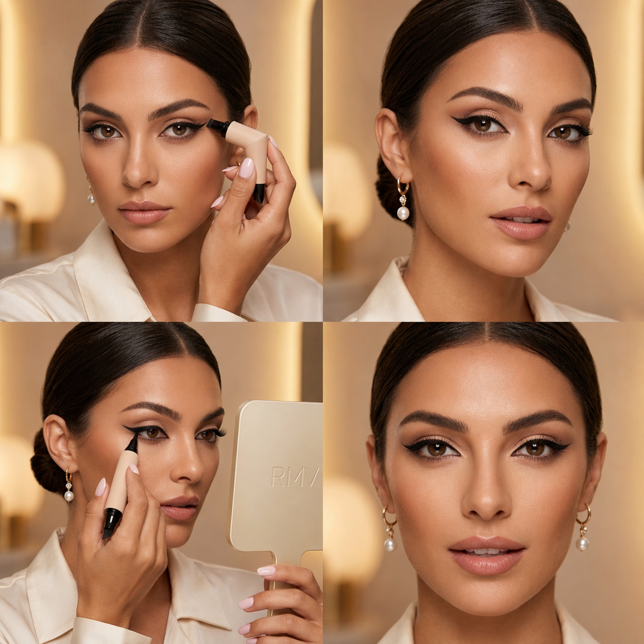 Hoscorn™ Delineador de Ojos 2 en 1 con Sello Winged