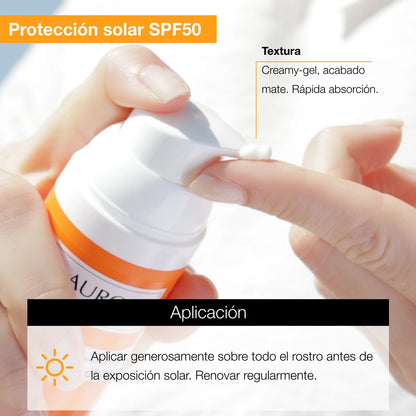 Protector Solar Facial Anti-Manchas SPF50+ de 50ml – Bella Aurora